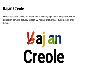 Bajan Creole