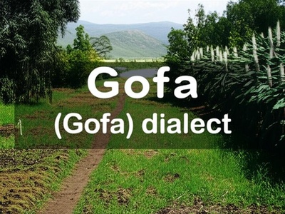 Gofa (Gofa) dialect