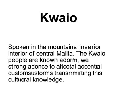 Kwaio