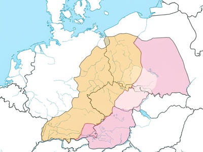 (Historical cross-border forms excluded when not substantially within modern Germany)