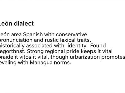 León dialect