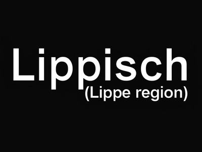 Lippisch (Lippe region)