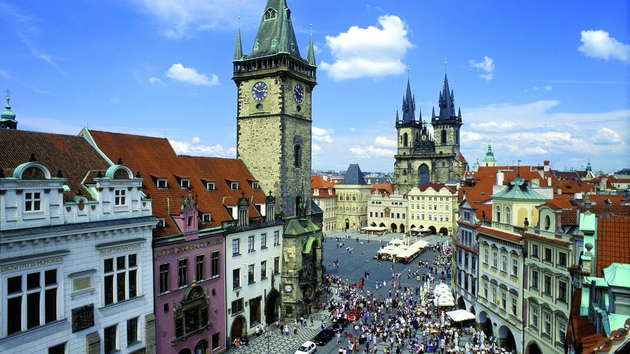 Prague Old Town, historic architecture and streets
