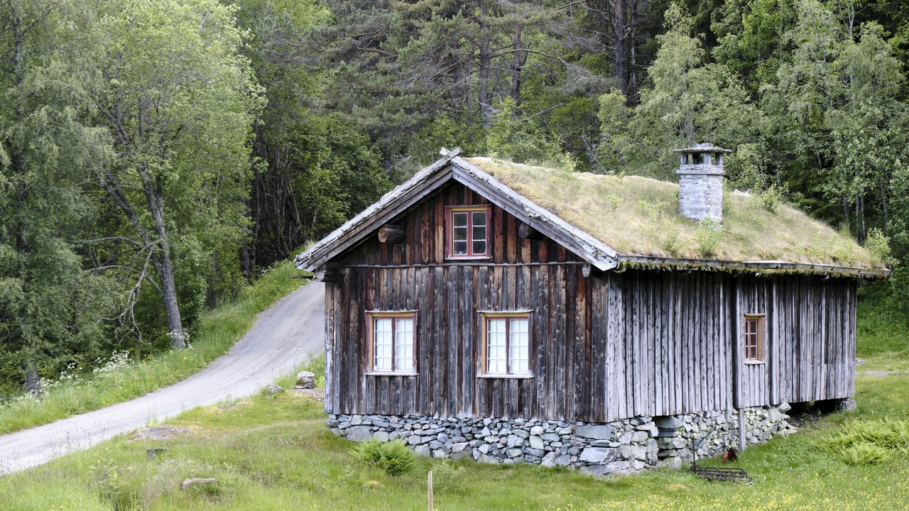 Norwegian family enjoying a playground in an urban neighborhood