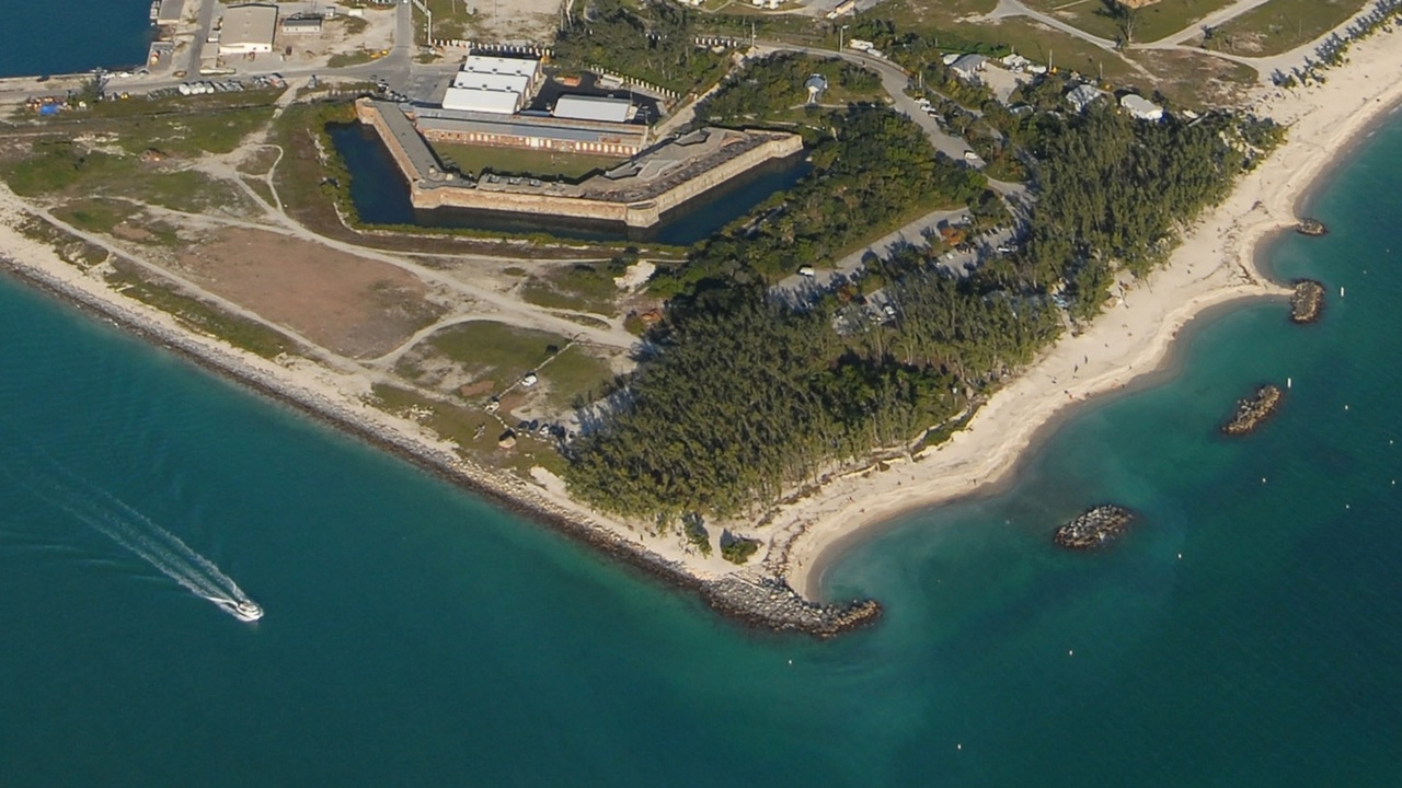 Snorkelers and a sunset sail off Key West shore
