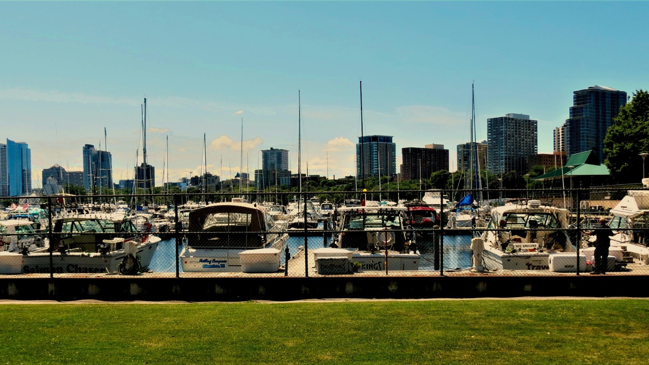 College-town streets and waterfront illustrating northern Wisconsin crime patterns and college-town nightlife.
