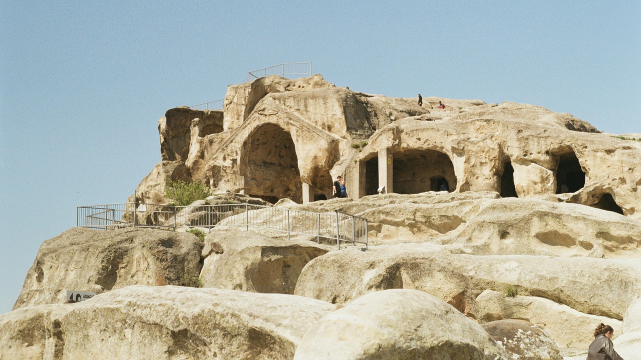 Historic monastery and medieval architecture in Georgia