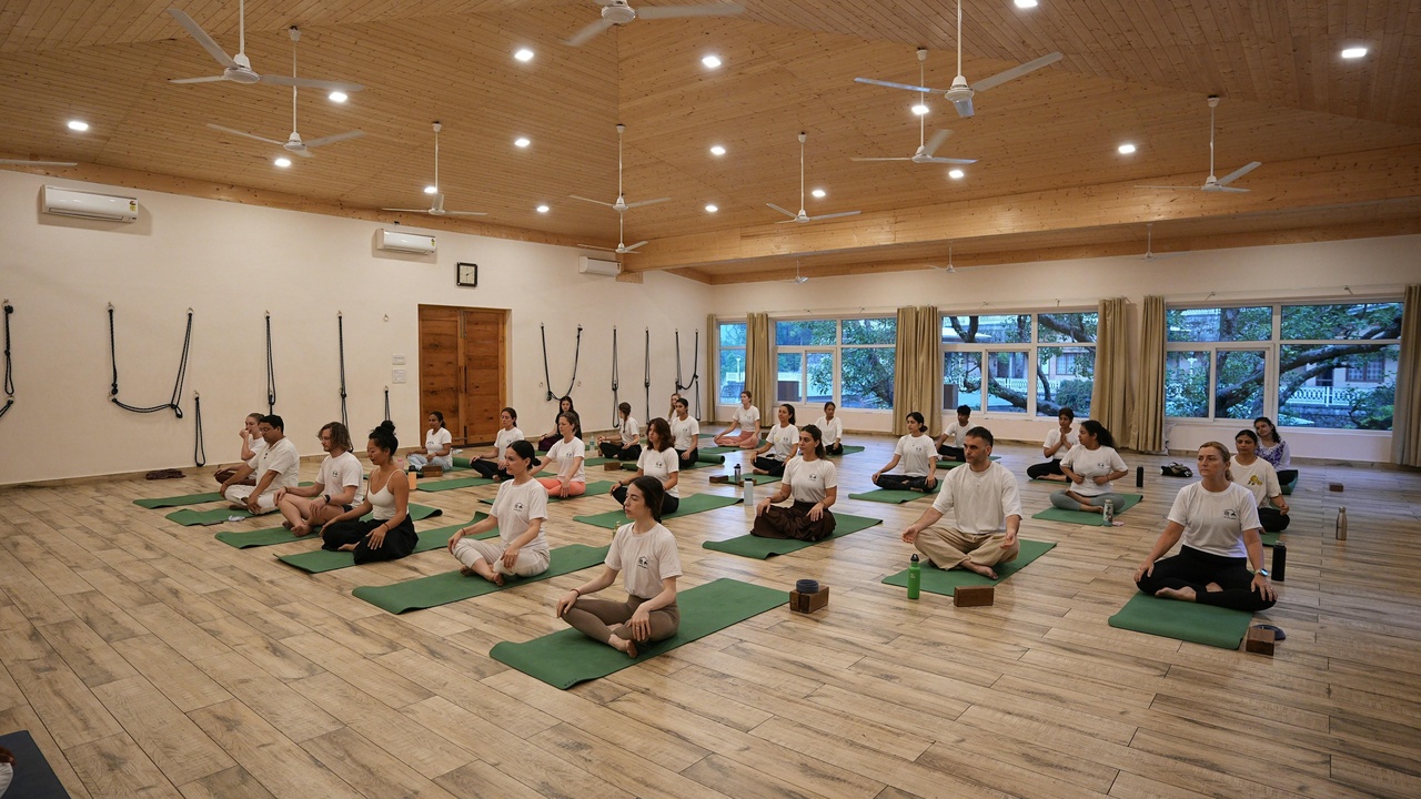 A peaceful beachfront yoga class at sunrise in Sayulita