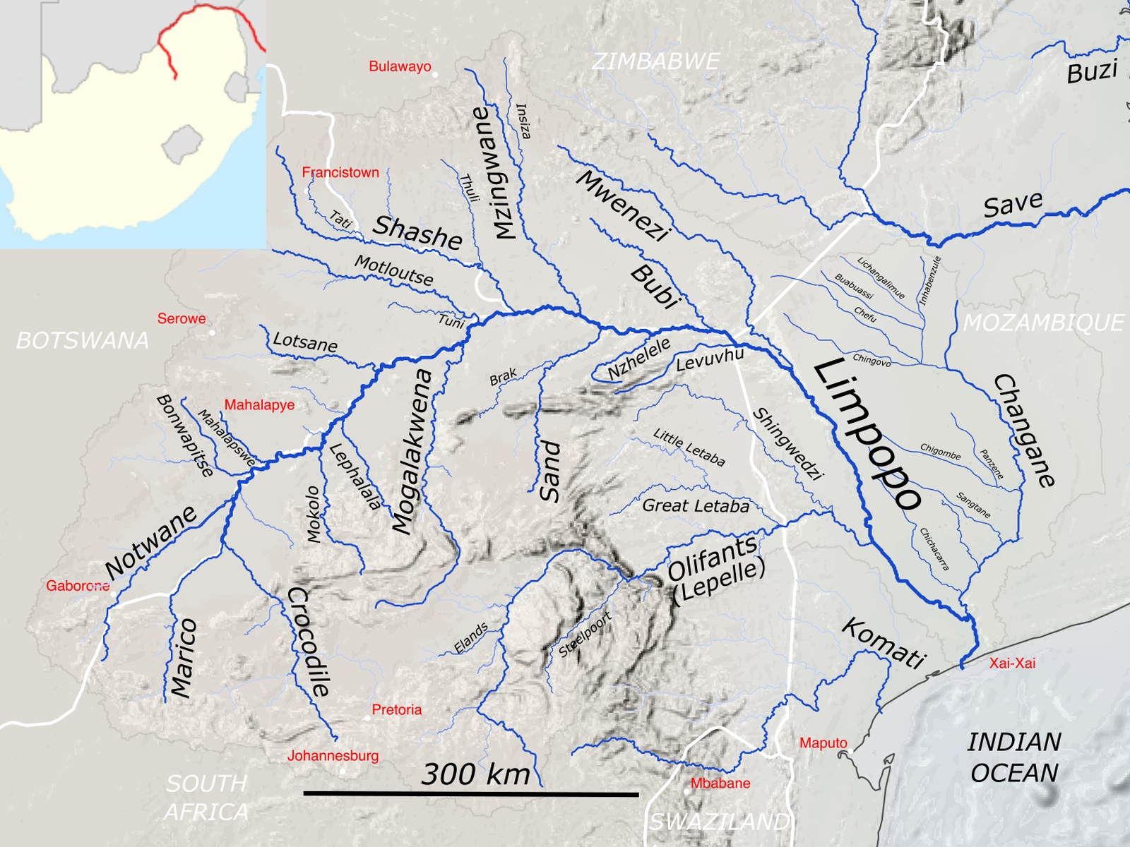 List of Rivers in South Africa - 33travels