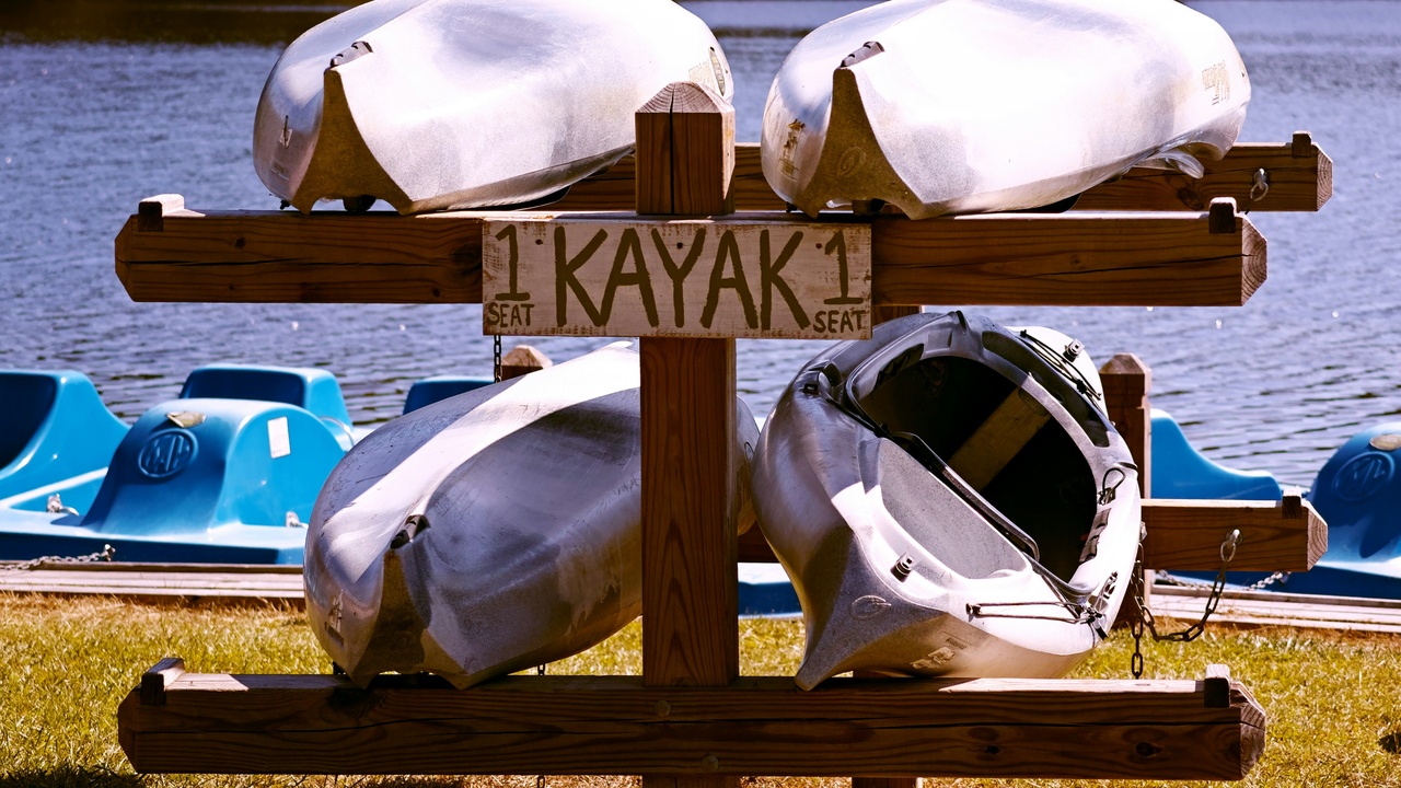 Paddlers near sandstone cliffs at Pictured Rocks National Lakeshore