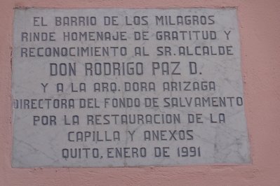 Capilla del Milagro in Quito, Ecuador – Museum Information gallery image
