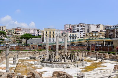 Ancient market in North Aegean, Greece – Museum Information gallery image