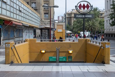 Plaza de armas in Pasco, Peru – Museum Information gallery image