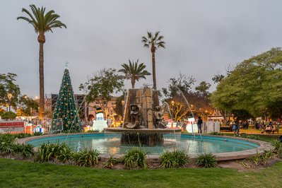 Plaza de armas in Pasco, Peru – Museum Information gallery image