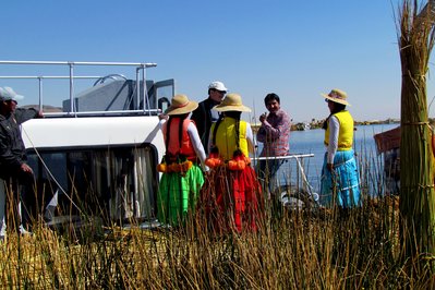 Isla de Juncos de los Uros in Lake Titicaca, Peru – Museum Information gallery image
