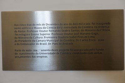 Museu da Ciência da Universidade de Coimbra in Coimbra, Portugal – Museum Information gallery image
