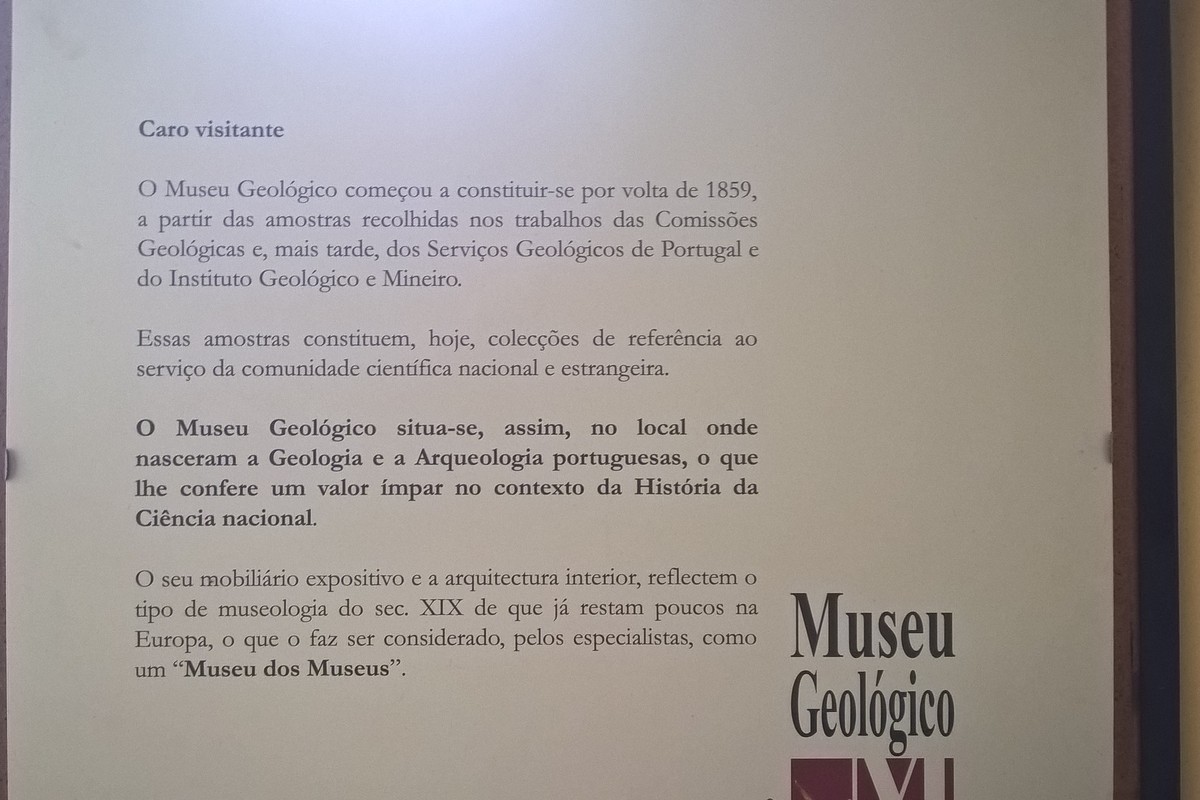 Museu Geológico in Lisbon, Portugal – Museum Information