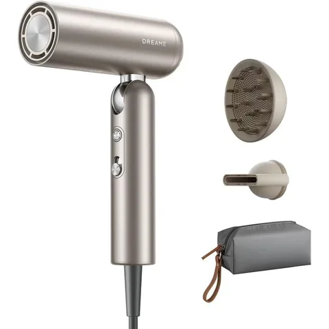 Dreame Pocket Hair Dryer 2026 - Lightweight Foldable Blow Dryer with Diffuser, 300M Negative Ions, Low Noise