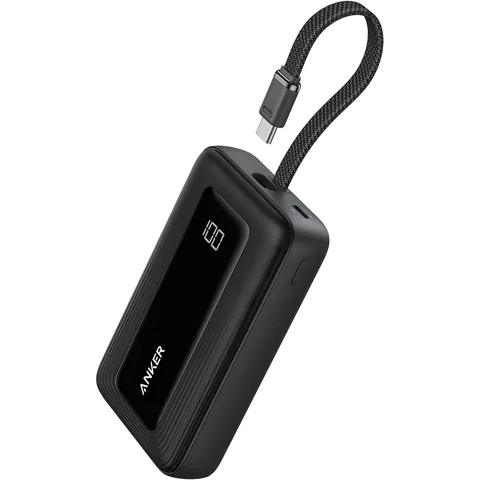 Anker 10K 30W Power Bank with built-in USB-C cable (A1688)