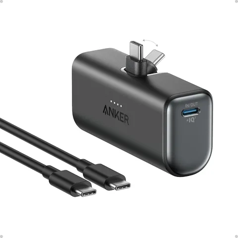Anker Nano Power Bank 5K 22.5W with built-in USB-C connector (A1653)