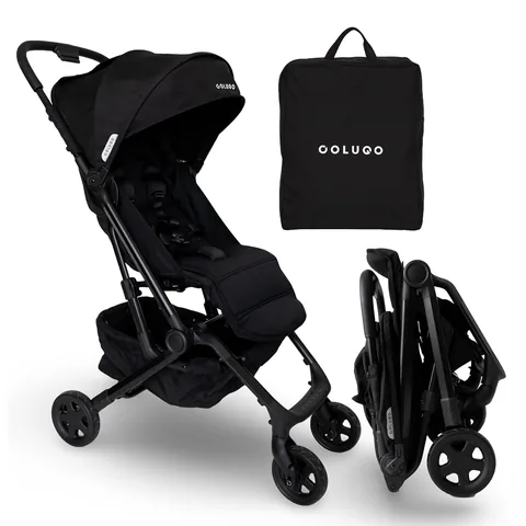 Colugo Compact Stroller+ Lightweight Travel Stroller, 16 lbs, One-Hand Fold, Carry Bag, Rain Cover & Cup Holder Included